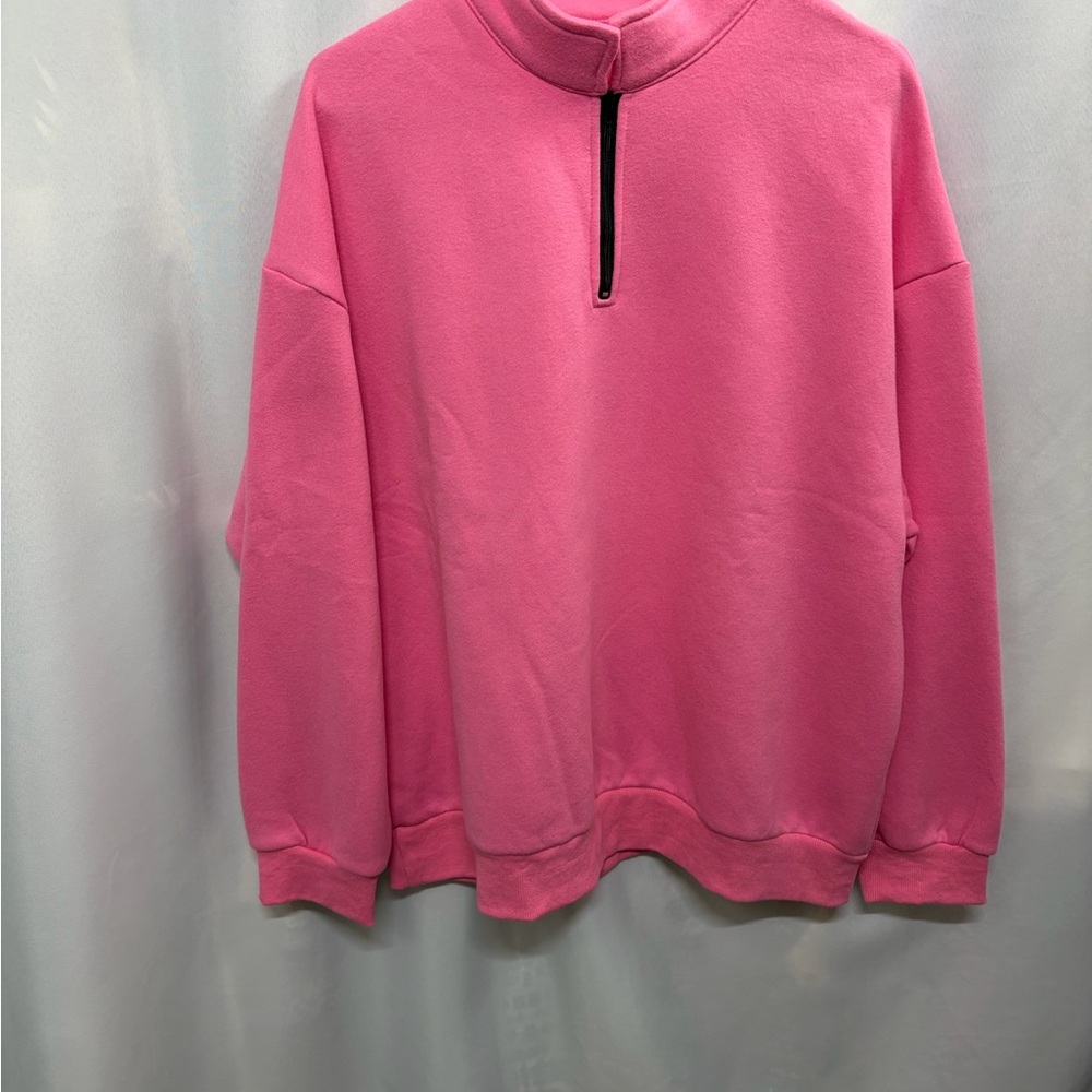 Pink Fleece Sweatshirt